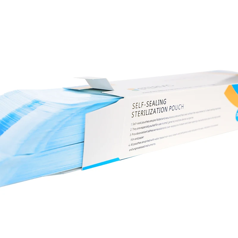 
Autoclave sterile paper film pouches with PET/CPP film 