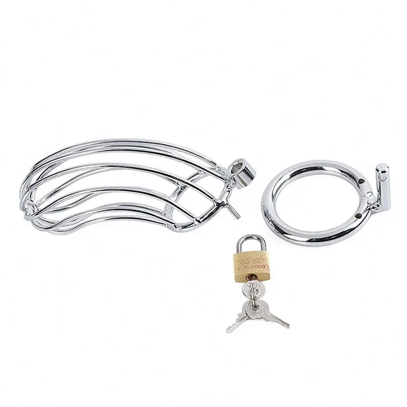 Metal Bird Male Chastity Device Super Small Short Cock Cage with Stealth Penis lock Ring Sex Toy for Men