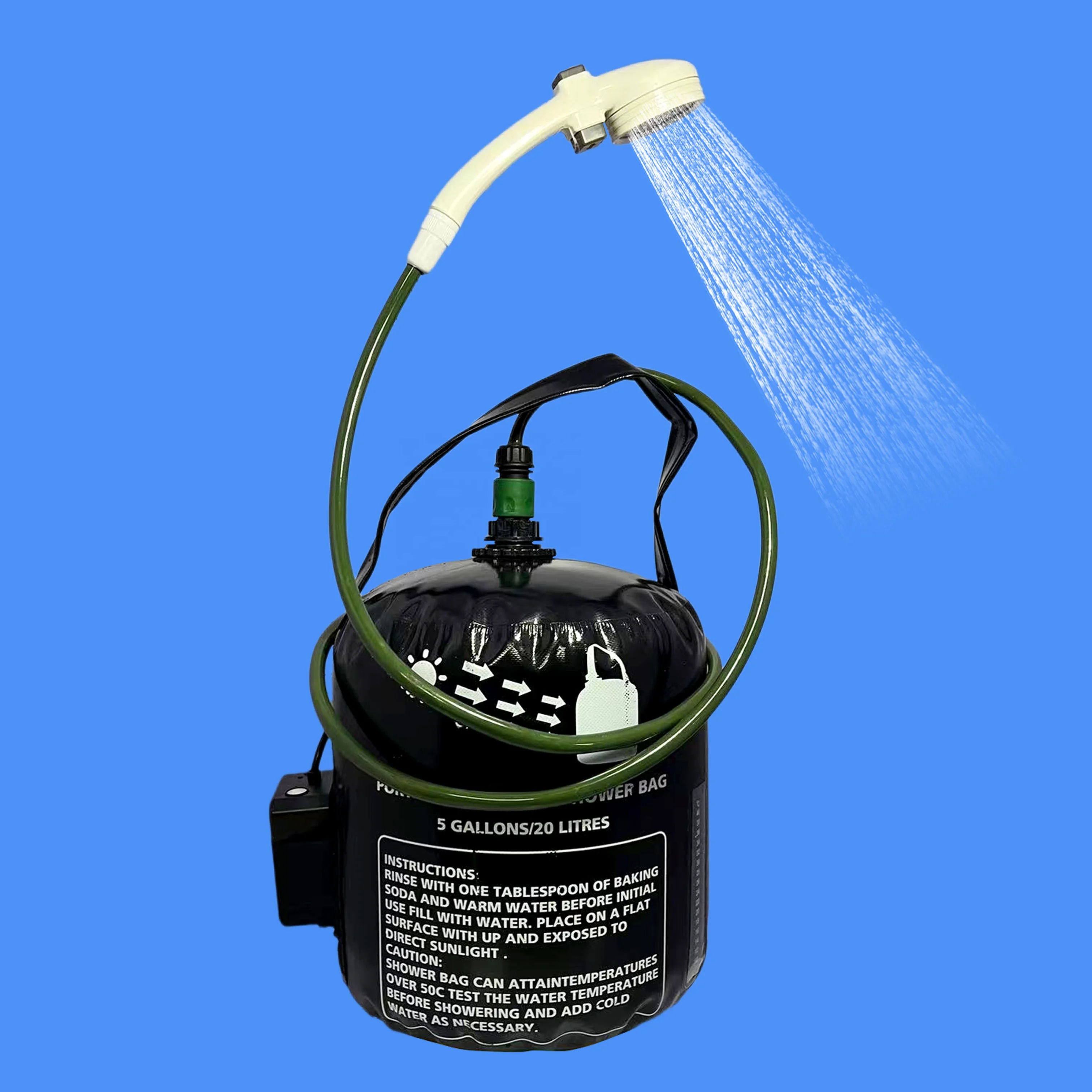Variable speed shower pump