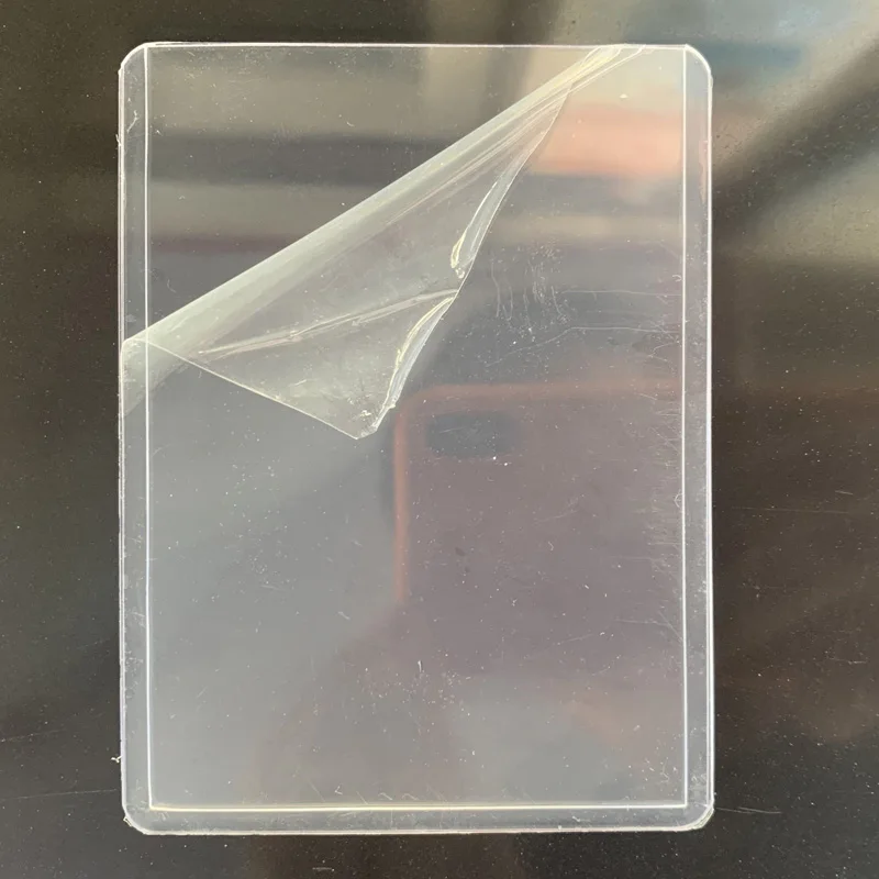 Manufacturer Sports PVC Cards Holder Sleeve 3x4 Trading Clear Card Sleeve Toploaders with Protective Film