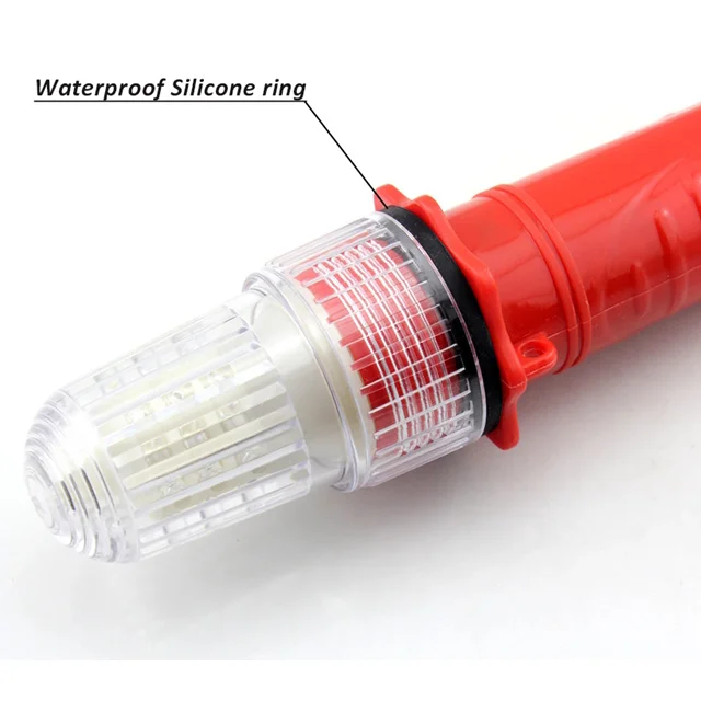 3V underwater night fishing net buoy light LED single flash fishing signal light