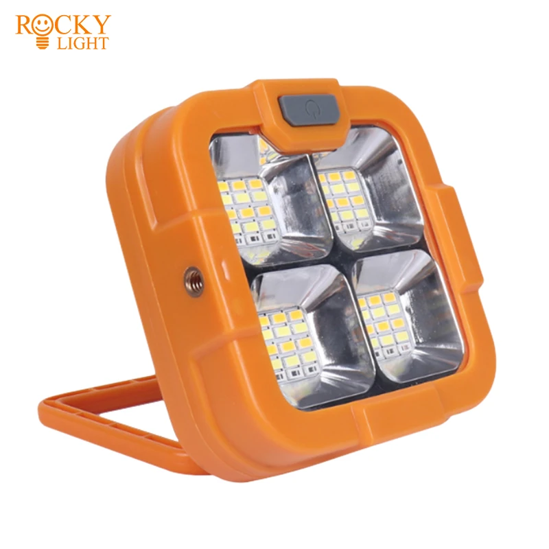 Solar emergency projector light