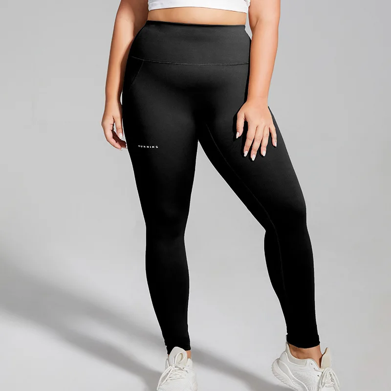 3XL Plus Size Gym Fitness Pants Big Size High Quality Running Yoga Pants 4XL Workout Clothes for Women