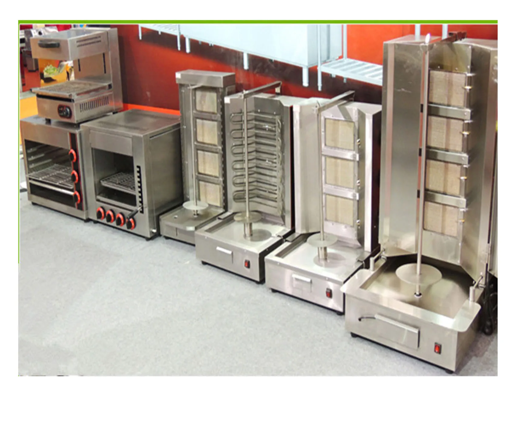 restaurant shawarma grill kitchen equipment electric kabab maker electric grill -HES-E2