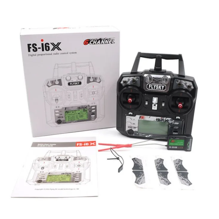 FS-i6X  RC Transmitter With   iA10B iA6 Receiver for RC  Plane Helicopter Quadcopter  Drone