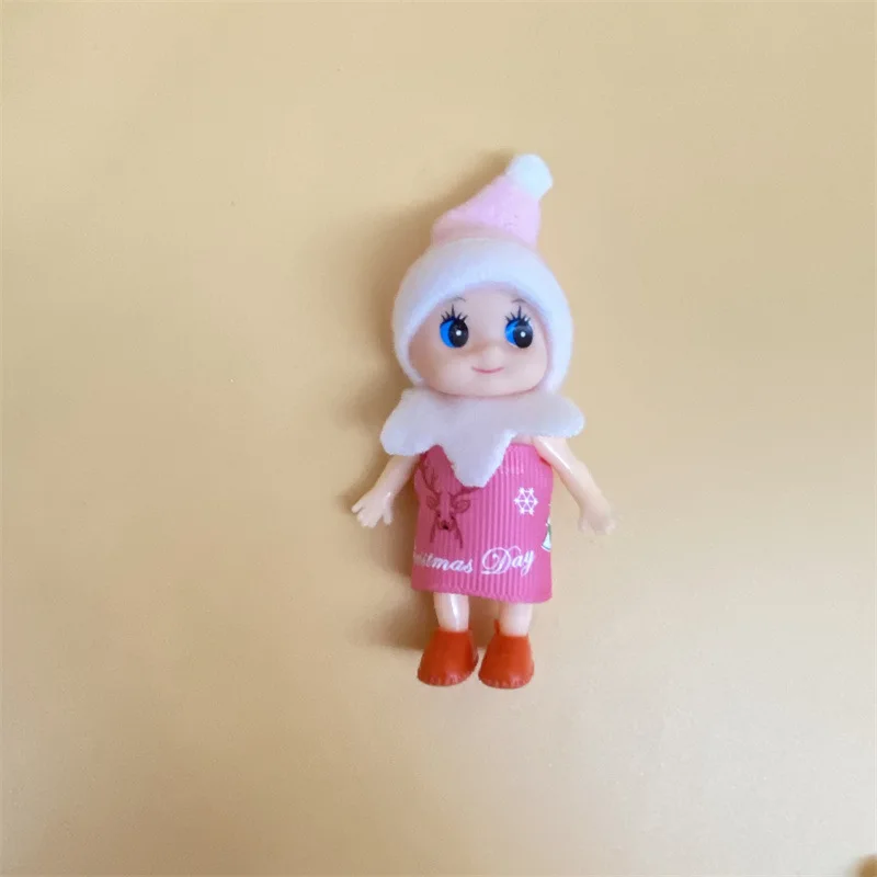 Creative Christmas Baby Elf Doll Bookshelf Table Ornaments Toy Resin Car Decoration Toy