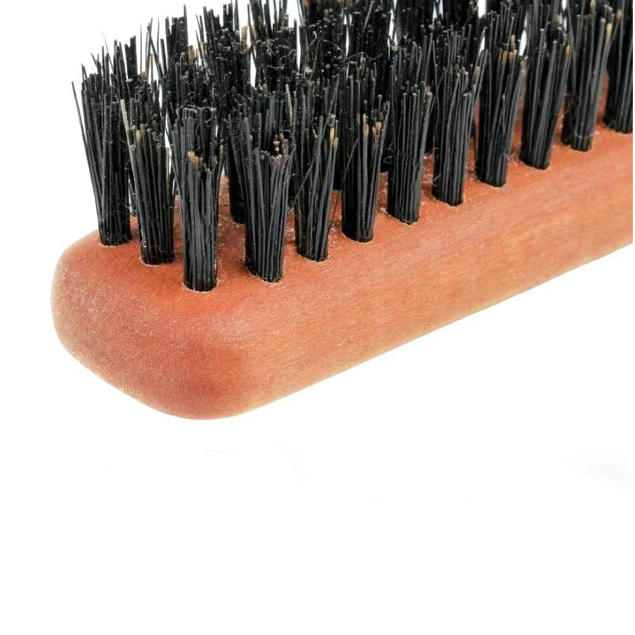 Beard Brush 100% Pure Firm Boar Bristles Comb & Mustache Trimming Scissors set beard grooming kit for men