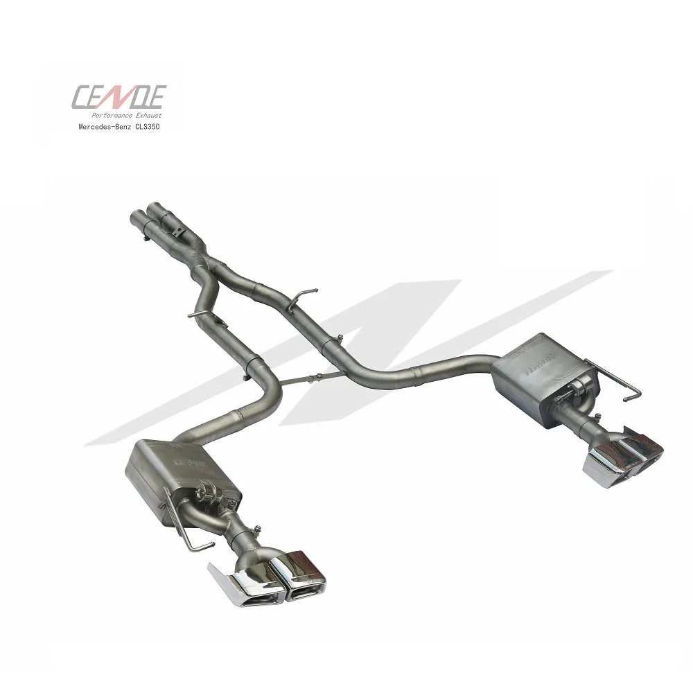 Выхлопной глушитель из нержавеющей стали 304 Catback для MERCEDES BENZ W218 CLS 300 320 350 400