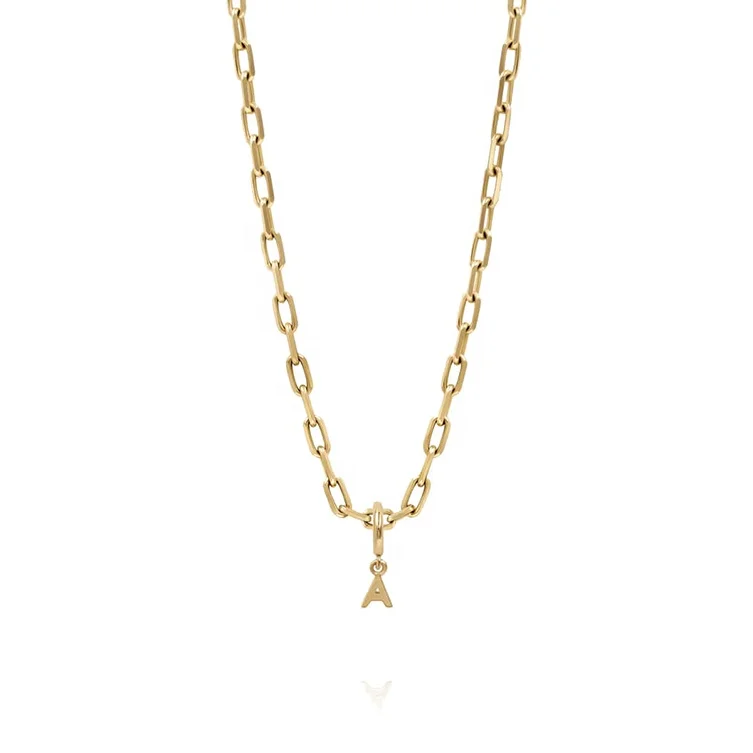 S925 Sterling Silver 14K Gold Plated Gift Custom Alphabet Letter Initial Charms Pendant Necklace Earrings for DIY Jewelry Making