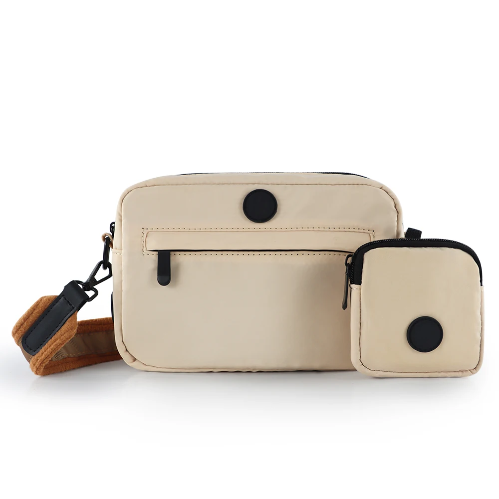 Новая Персонализированная прогулочная сумка для собак, сумка через плечо с ремешком на заказ, нейлоновая тренировочная сумка с дозатором для уборки за собакой