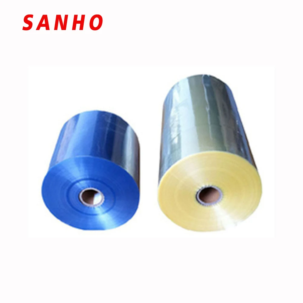 POF/PET/PE/PVC heat shrink film /clear heat shrink plastic film in roll