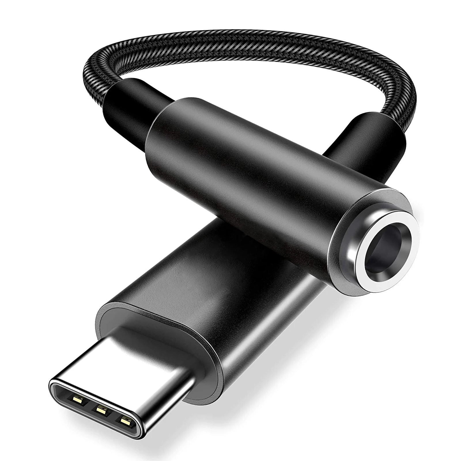 Кабель для наушников с разъемом типа C-3,5 мм, адаптер для наушников с разъемом типа C и разъемом 3,5 мм