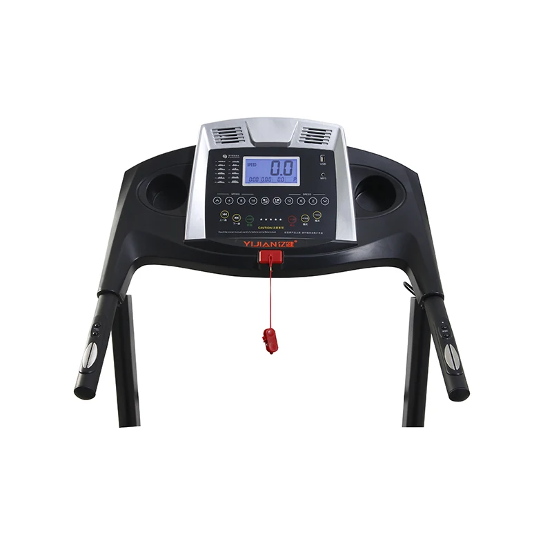 Good Quality running area 1260*420MM Black Operable Foldable Motorized Treadmill for Fitness and Exercise