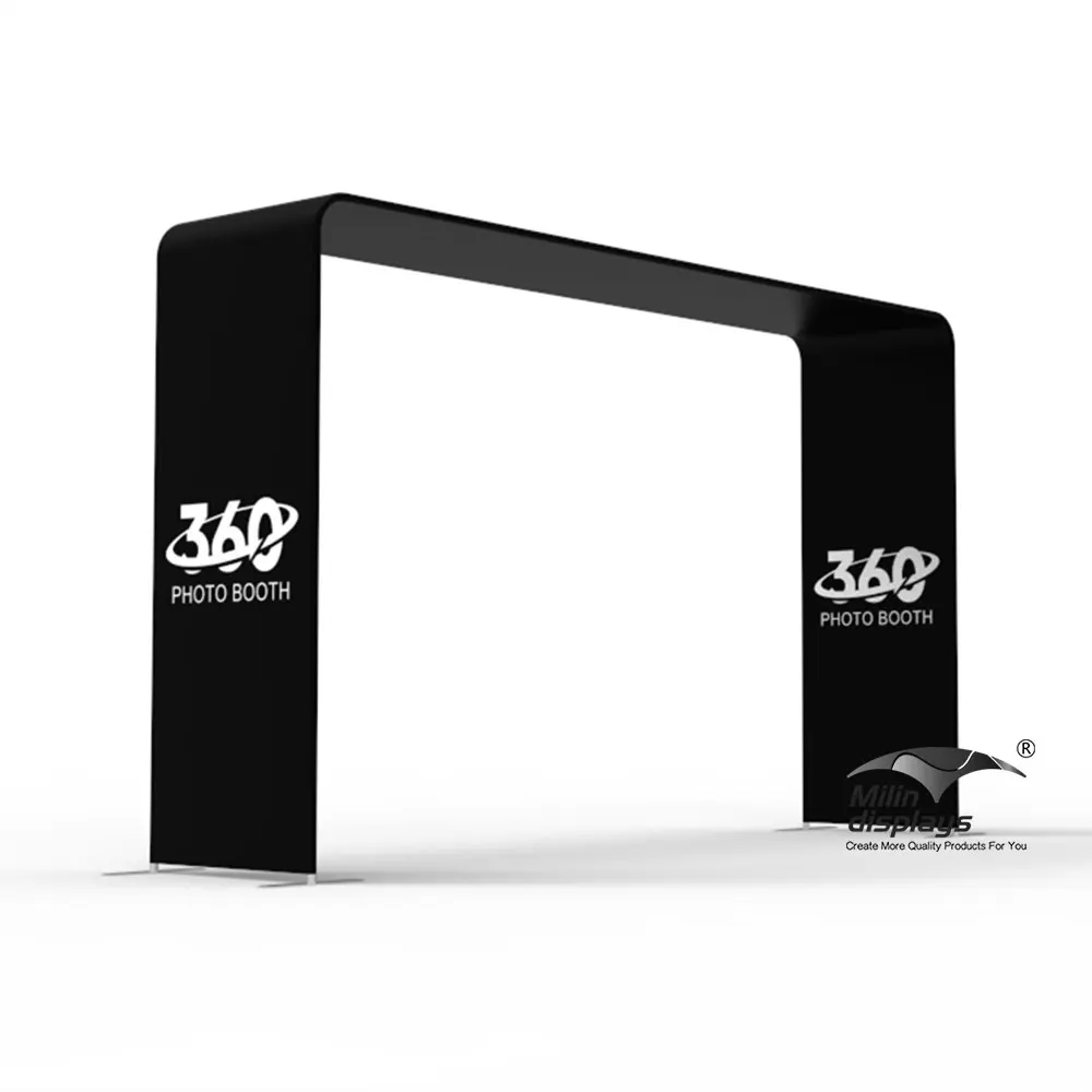 Напечатанный на заказ фон для фотобудки свод для сверху 360 Спиннер