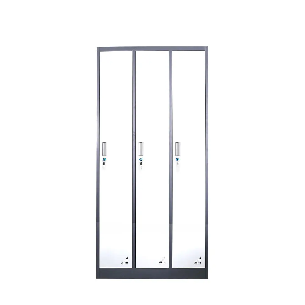 Wholesale price Metal File Cabinets Office 3 Door Metal Storage Cabinets with 3 Mobile Shelf Filing Kabinet lemari besi archivad