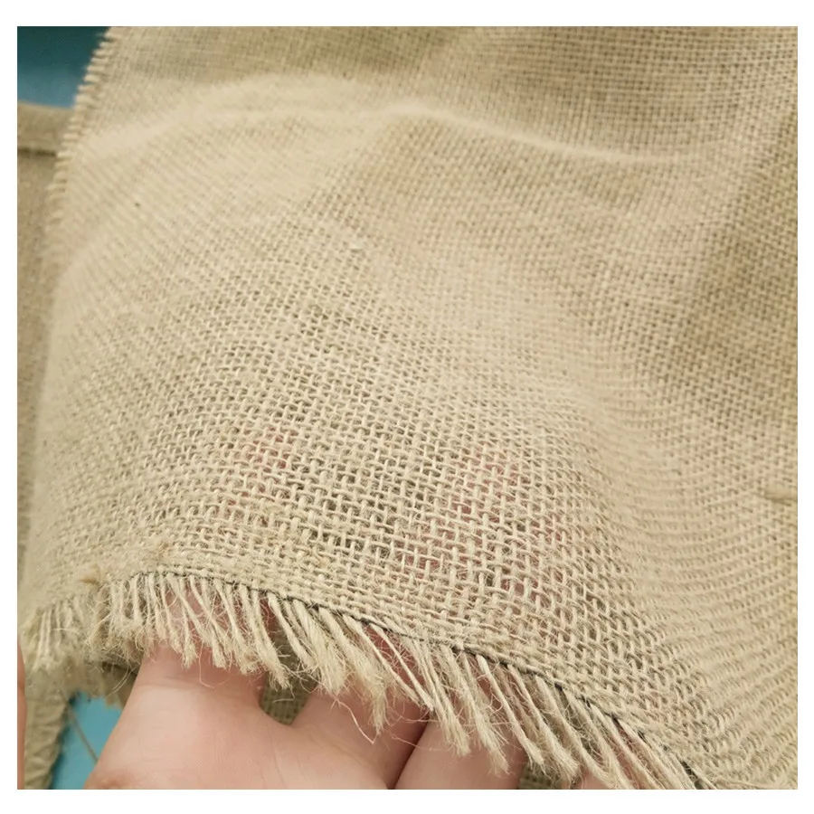 Original jute fabric 100% jute for craft table cover bag rope carpet Upholstery