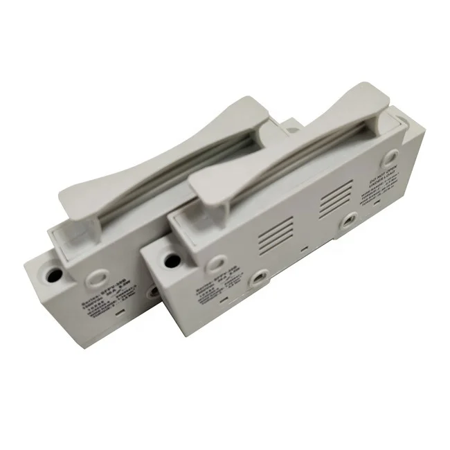 SeanRo wholesale Din Rail Fuse Holder Solar PV DC 1500V 1-30A 30 amp fusibles thermal porcelain fuse with Base