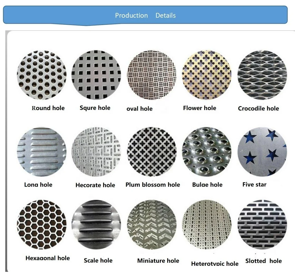 Factory 1mm Hole Galvanized Hexagonal Aluminum Perforated Metal Mesh Speaker Grille Sheet