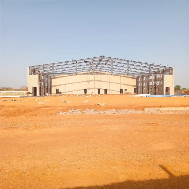 Large Span Portal Frame Steel Structure Airplane and Aircraft Hangar