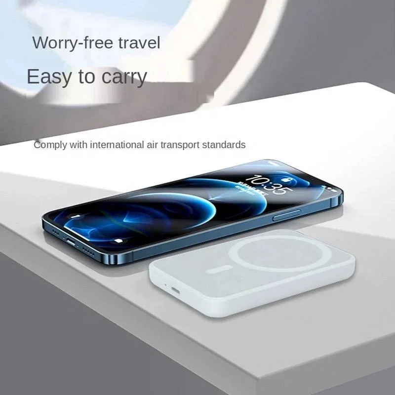 2023 Hot Selling Portable mafsafe strong magnetic phone wireless charger 5000mah power bank