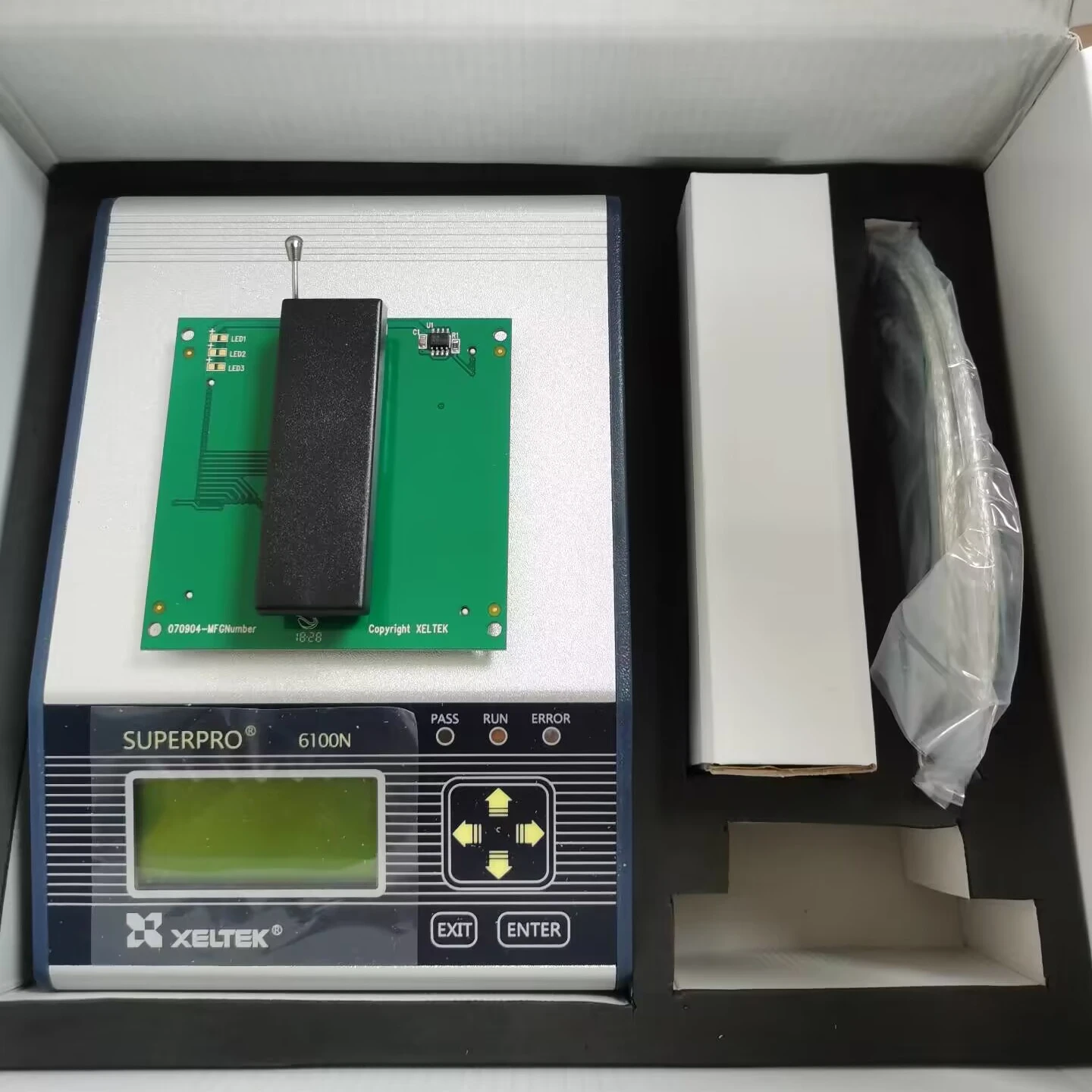 XELTEK SuperPro 6100N USB Bios Programmer XELTEK SuperPro 6100N IC Chip Device With DX0001 Adapter