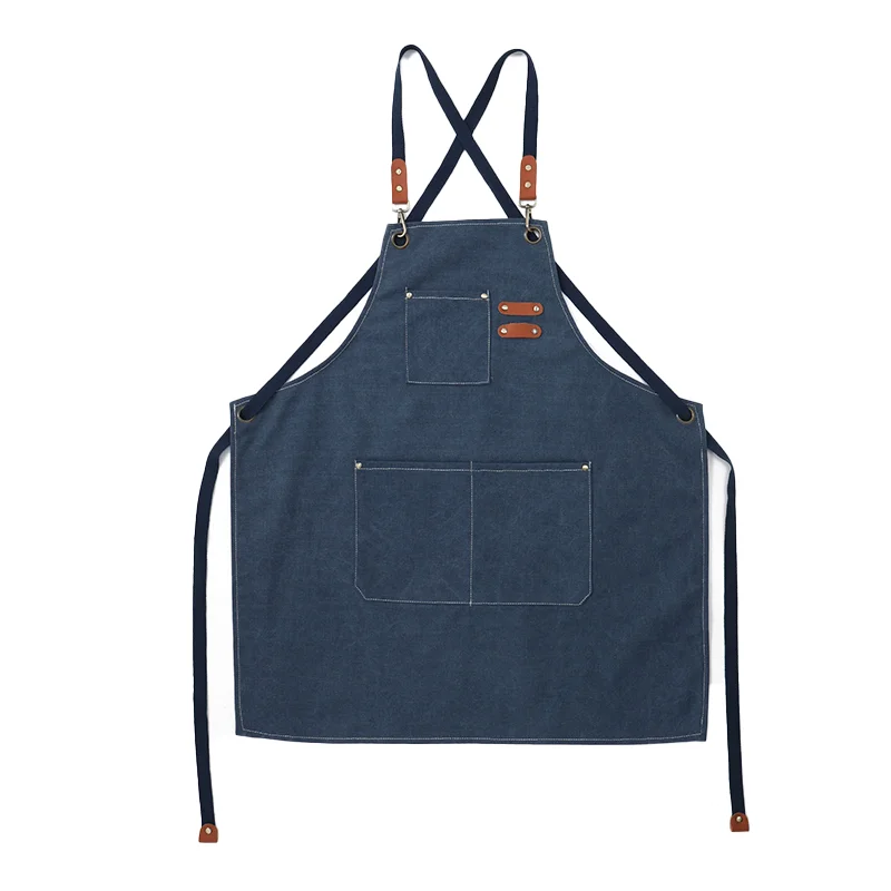 Salon Barber Apron Wholesale Price and Leather Hair Cutting Apron Custom Logo Accepted Customized Color Adjustable