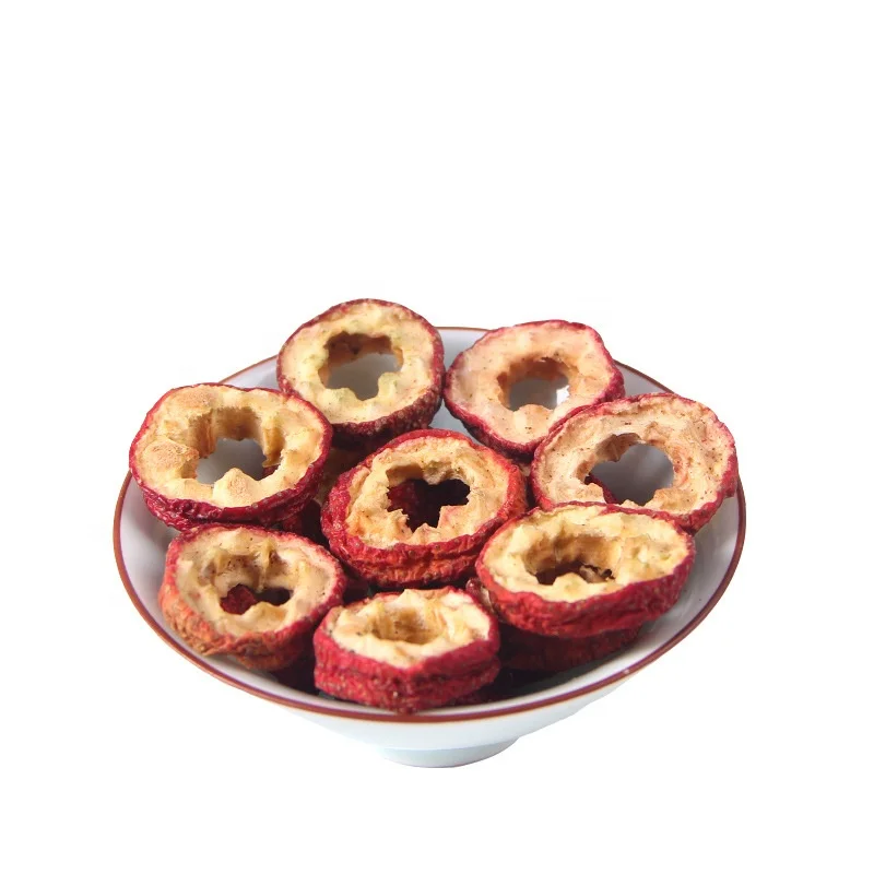 Natural Sour Sweet Hawthorn Snack No Additive Seedless Slice Dried Hawthorn Fruit Tea