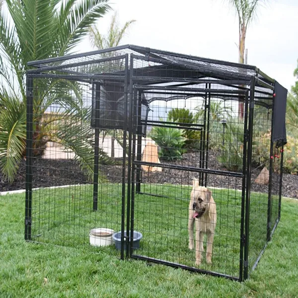 
Universal dog kennel Welded Wire Pen Chicken Coop with Hutch 