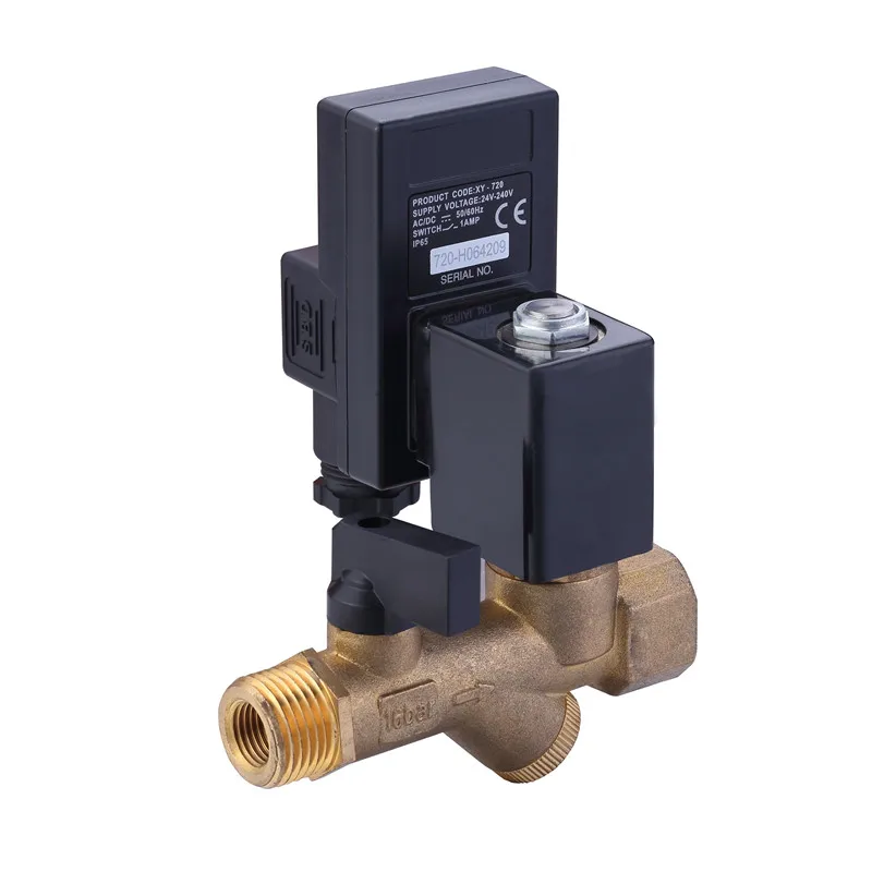 CS-728 High Pressure Air Compressor Solenoid Valve 110v 220v 24v Electronic Automatic Water Drain Valve
