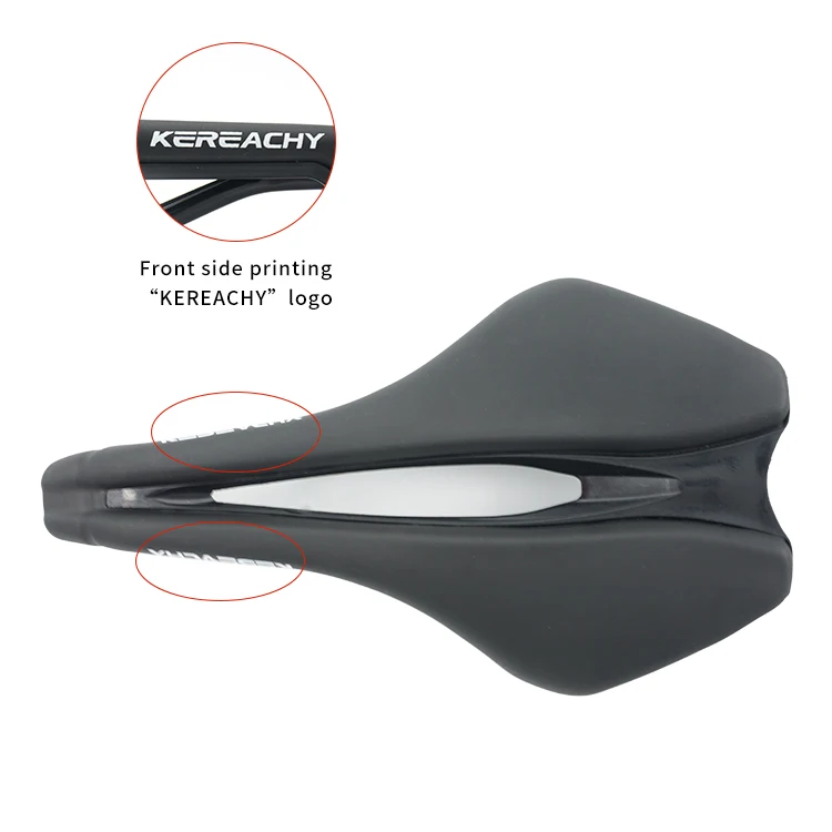 KEREACHY Bicycle Saddle Seat for Road Beach Racing Bike PU Leather Mountain Cruiser Bike seat