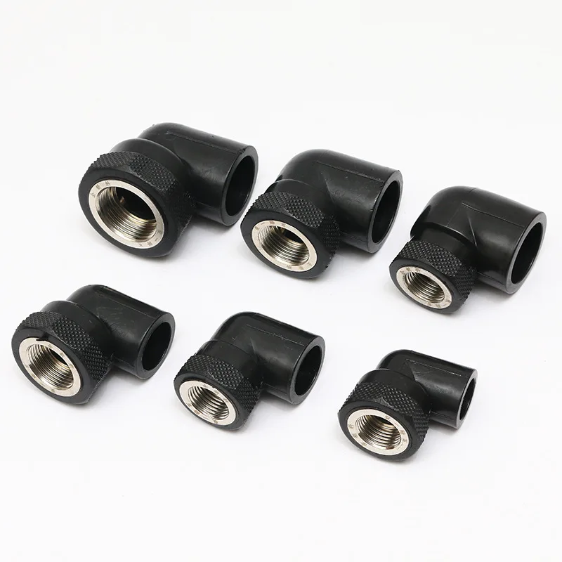 YIXIN Factory Wholesale HDPE Pipe Fitting Equal Elbow 90 Dn20-110 PE Fittings for Hot Cold Water Supply