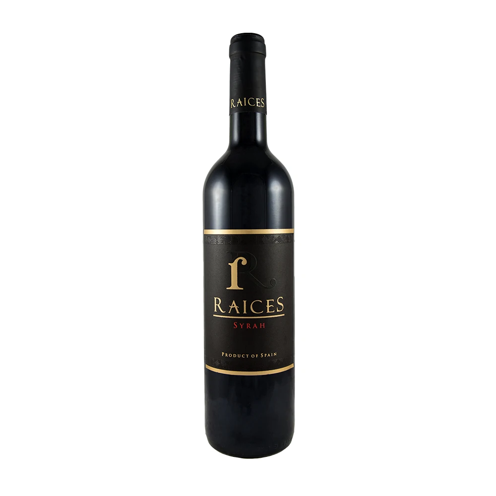 High Quality Spanish Red Wine Raices Syrah 750 ml