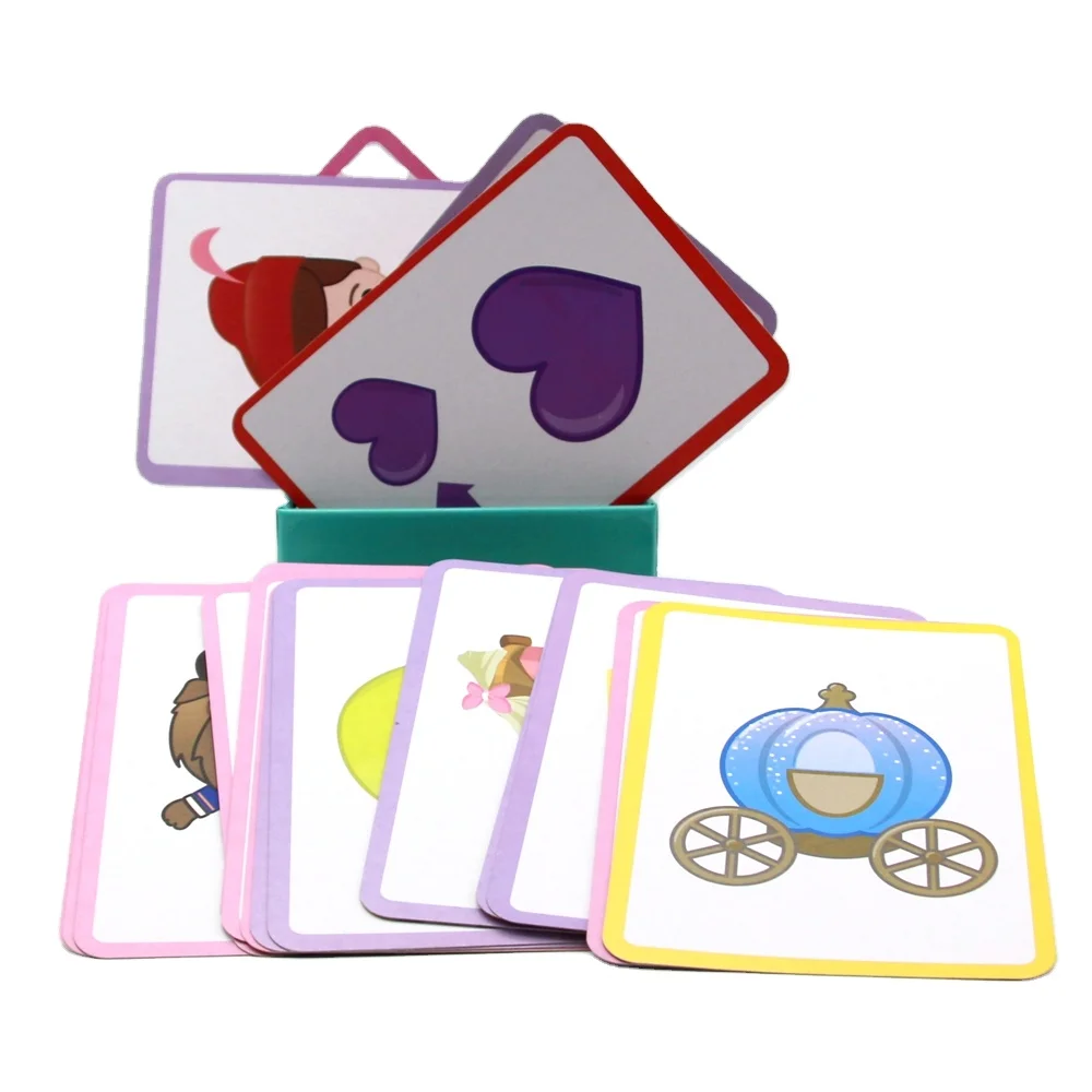 Custom high quality children board game playing cards anime manga playing cards