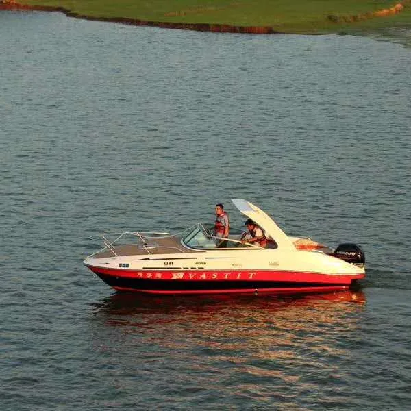 China factory fiberglass fishing boat luxury yacht