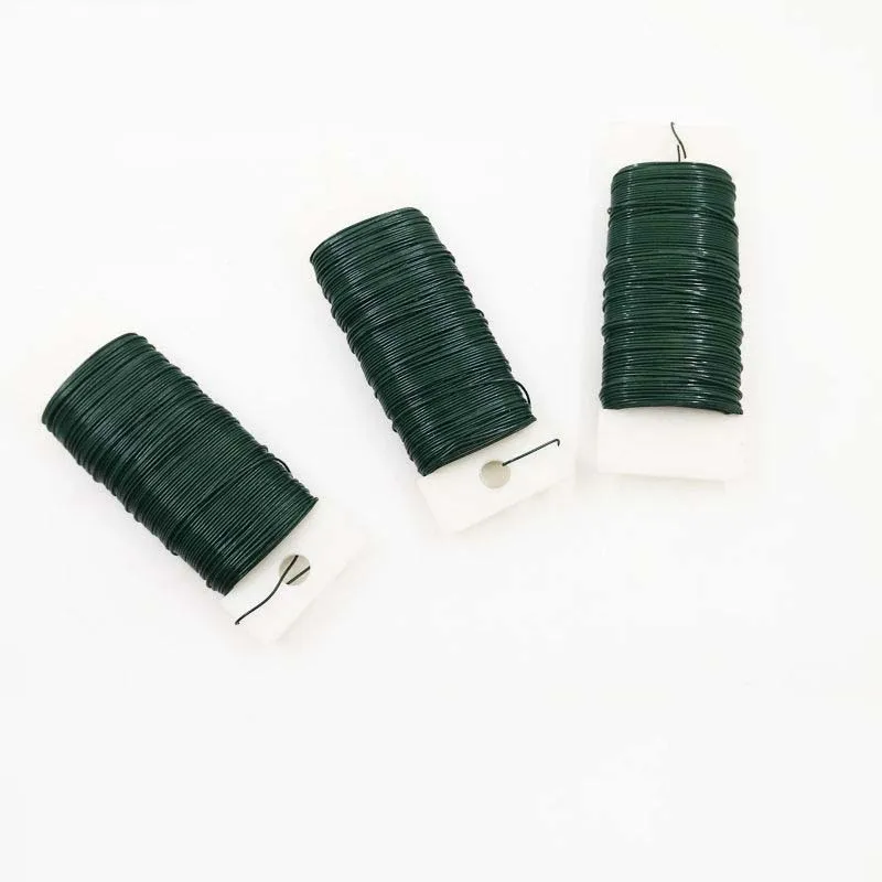 0.7mm/35m Green Flexible Paddle Crafts Christmas Wreaths Tree Garland and Floral Flower wire