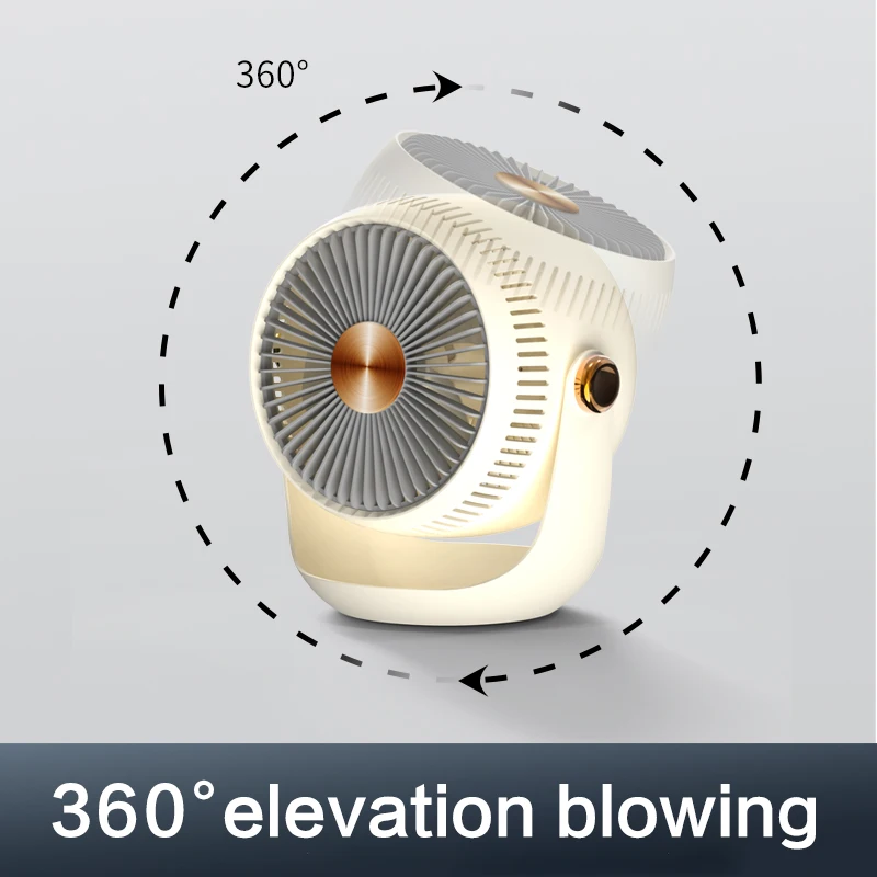 2024 New Portable Cooling Desktop Home Room Office Household USB Handheld Desktop Suspendable and Rotatable Mini Fan