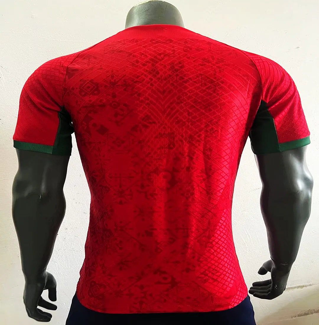 Бесплатная доставка в Португалию версия игрока Роналду футбольная рубашка Униформа 2022 Высокое качество Красный Андре Сильва футбольные шорты Джерси