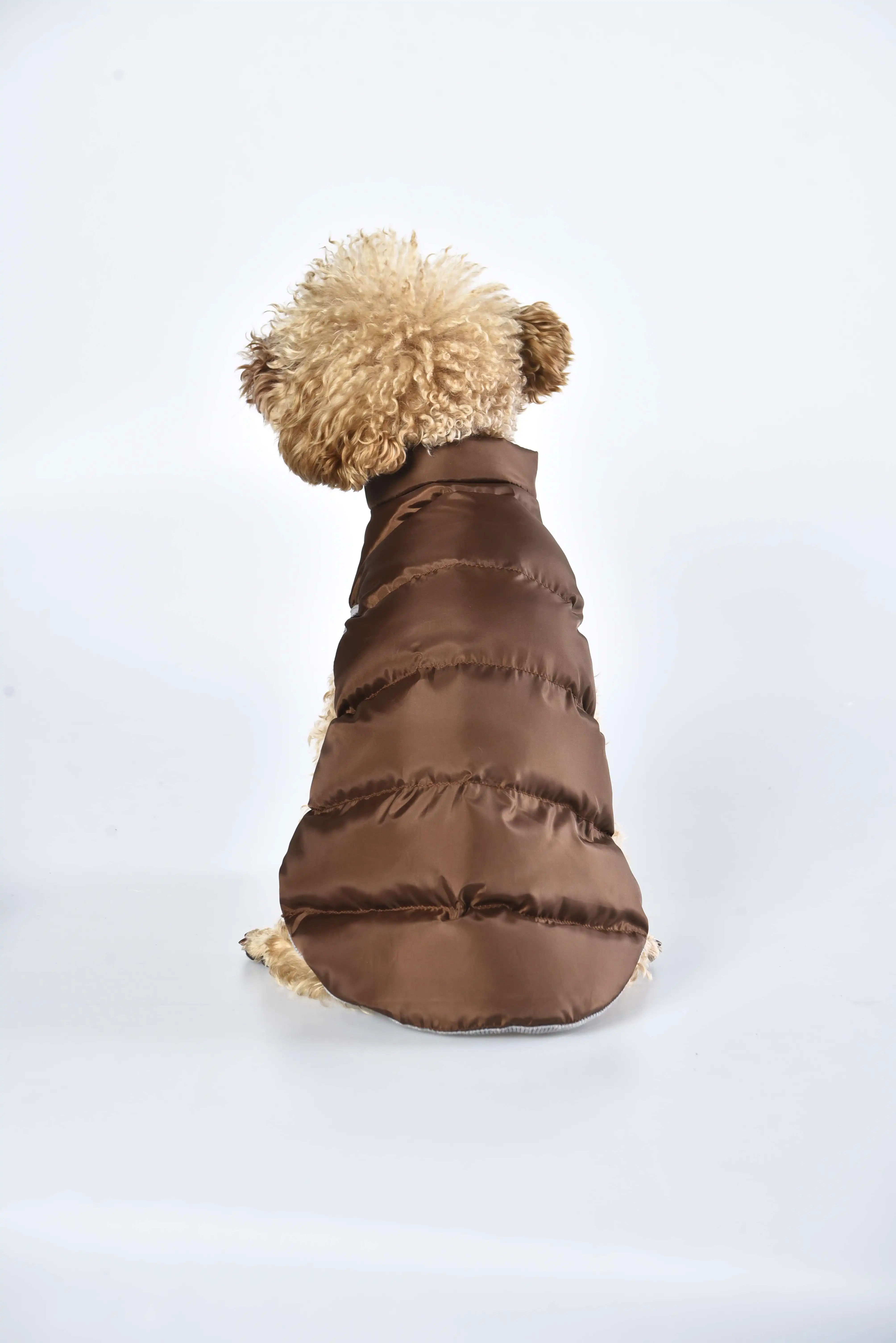 Custom Eco-Friendly 100% RPET Fabric Pet Clothes Recycled Dog Coat With Storage Bag