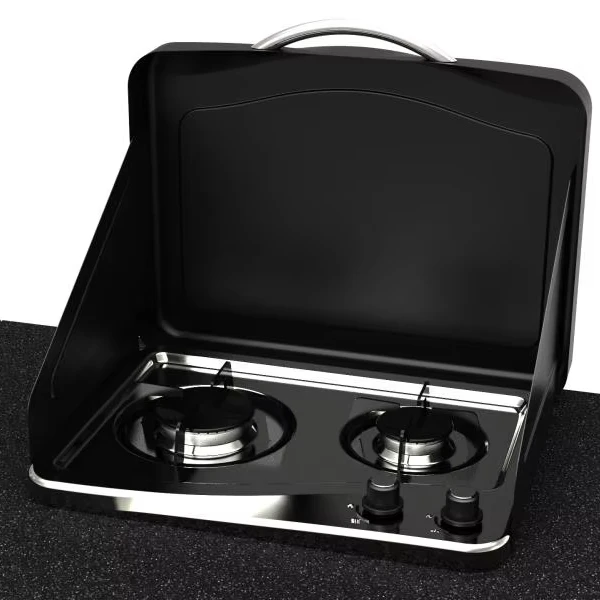 Propane double built in new design customized size ODM OEM for factory SKD CKD cooking stove cooker RVS-05