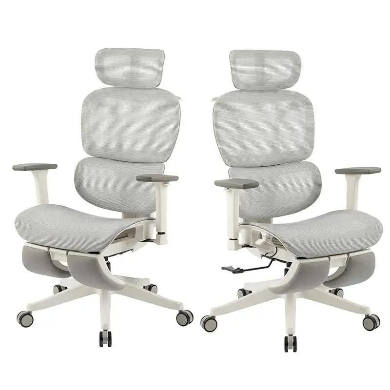 Luxury Comfortable 2D/3D Armrest Full Mesh Reclining Ergonomic Ceo Executive Office Chair With Footrest