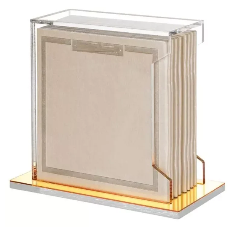 Custom size clear transparent acrylic judaica lucite  zemiros bencher book stand holder