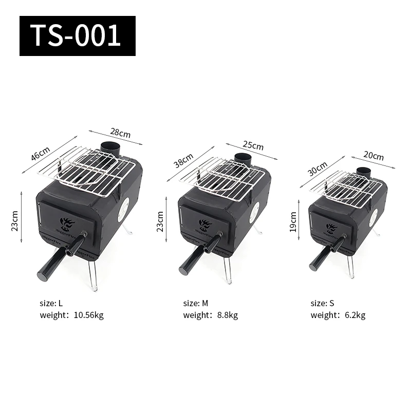 Glamping folding wood burning manufacture cheap cubic mini wood stove turkey