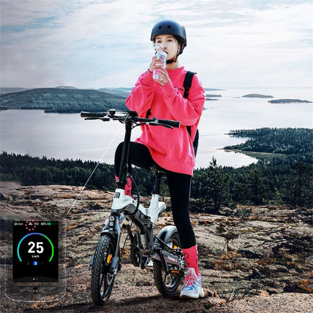 Eu Uk Us Warehouse Electric Folding Bicycle Exercise Electric City Bike Ebike