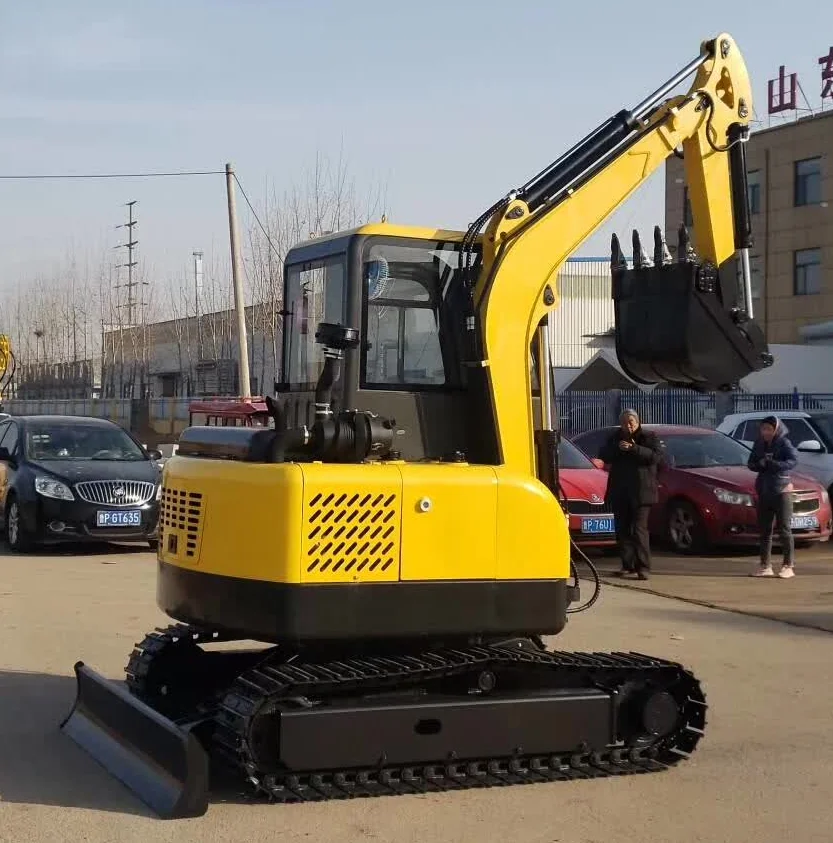 FREE SHIPPING Mini Excavator 3.5 Ton EPA Farm Used New Crawler Digger  Engine Chinese small Excavators 1 ton 2 ton Machine