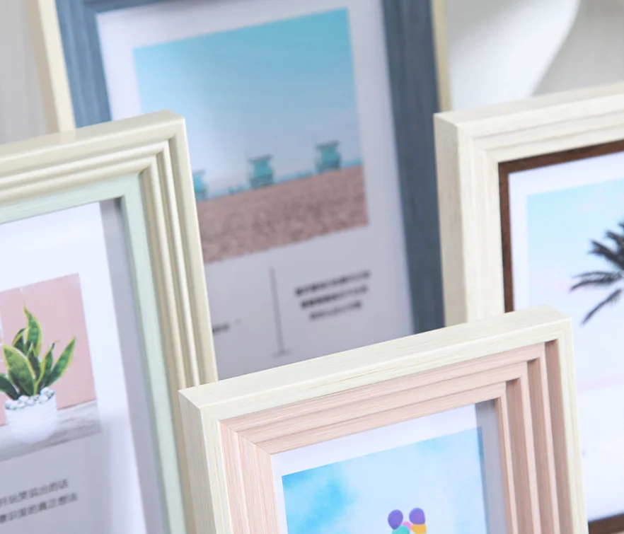 Рамка для фотографий в литературном стиле, креативная Европейская фоторамка 5, 6, 7 дюймов, настенная детская фоторамка