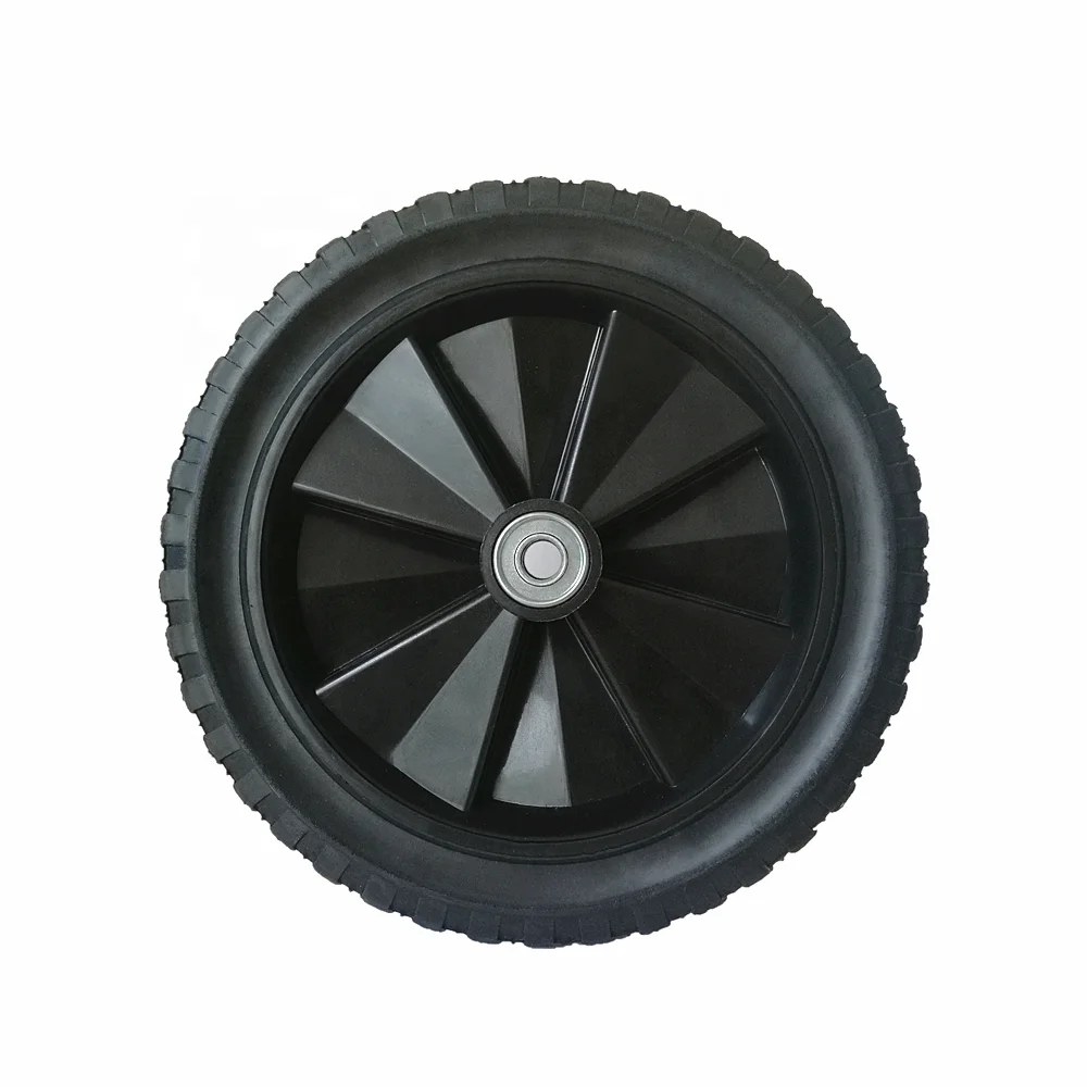 Garden cart wheels 12 inch wheel solid rubber wheel for miter saw stand, dehumidifier, wood chipper shredder