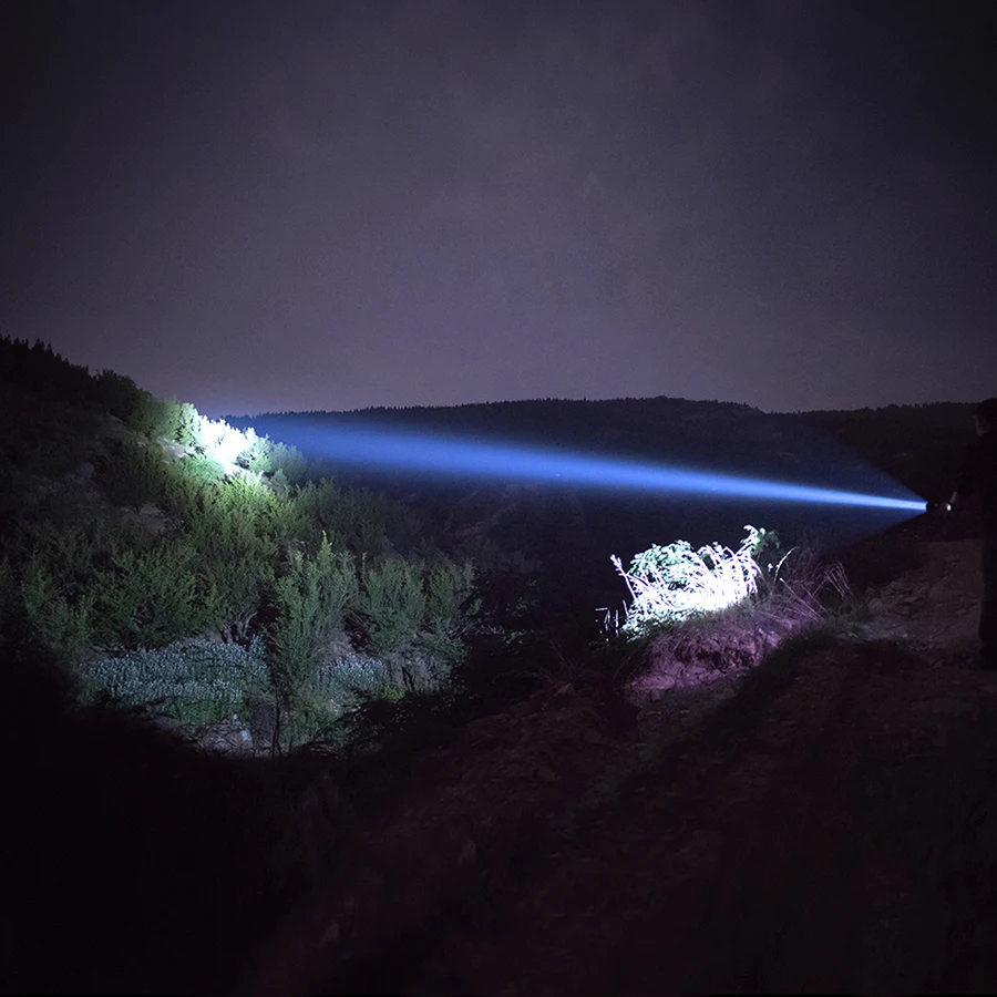 Super Bright Flash Light 2300Lm Led Torch Light Rechargeable Waterproof Trustfire T70 1000M Hunting Light Filter Flashlight