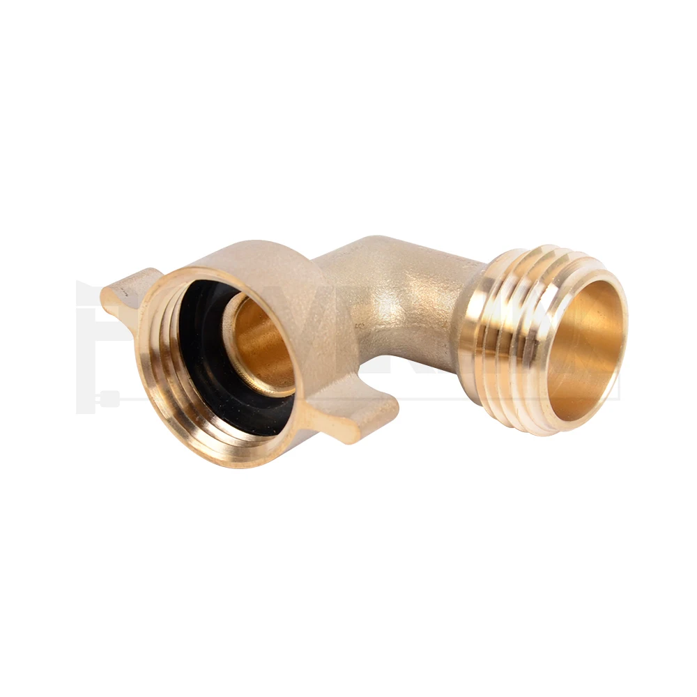 90-Degree Hose Elbow Connector Perfect for RV Water hookups and Residential Outdoor faucets