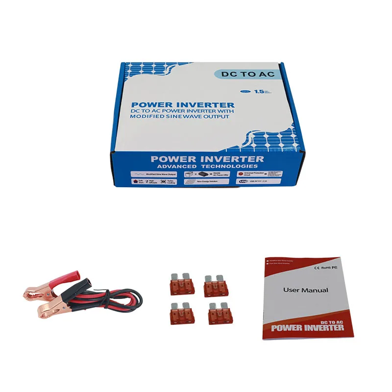 CE 500W 600W Modified Sine Wave Power Inverter DC 12V 24V To AC 110V 220V 230V 600 Watt Power Inverter Converter