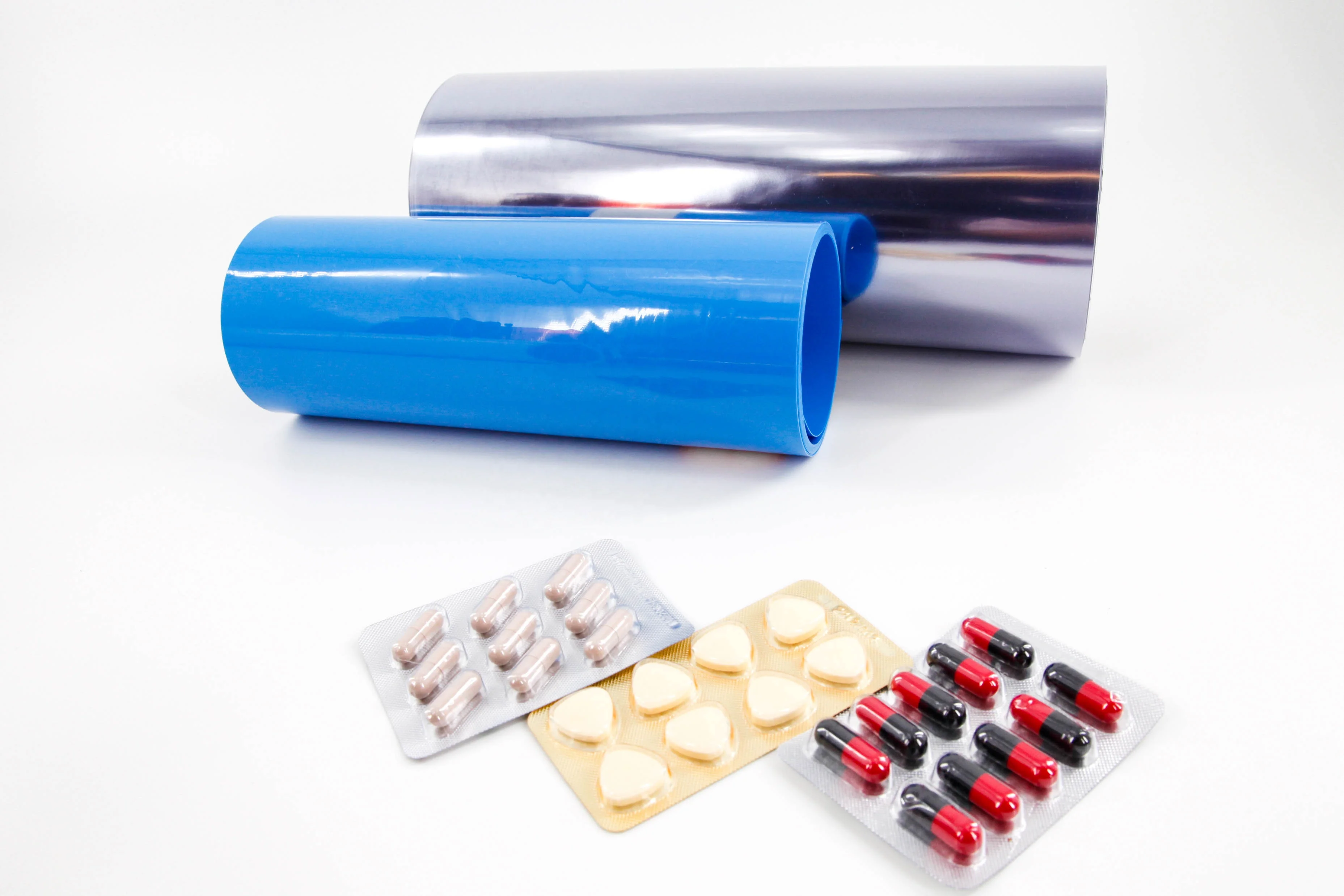 Customizable Clear PVC Rigid Film Pharmaceutical Pvc Hard Sheet OP AL VC Pill Packaging